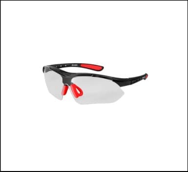 Dark Safety Glasses (White)