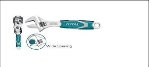 Adjustable Wrench 12" Wide Opening