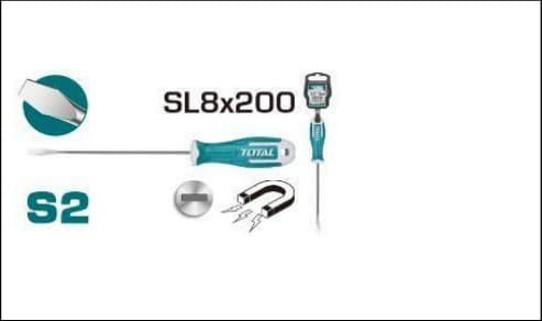 Slotted Screwdriver 8x200mm