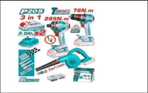 Cordless 3-Piece Combo Kit 20V